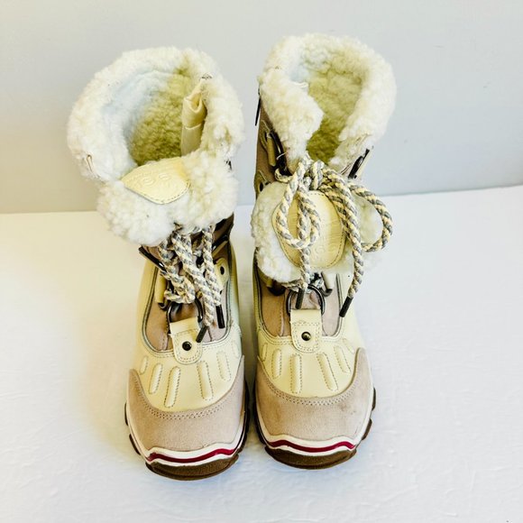 NWOT PAJAR CANADA SUEDE LEATHER MID CALF WINTER SNOW BOOTS - Picture 2 of 11